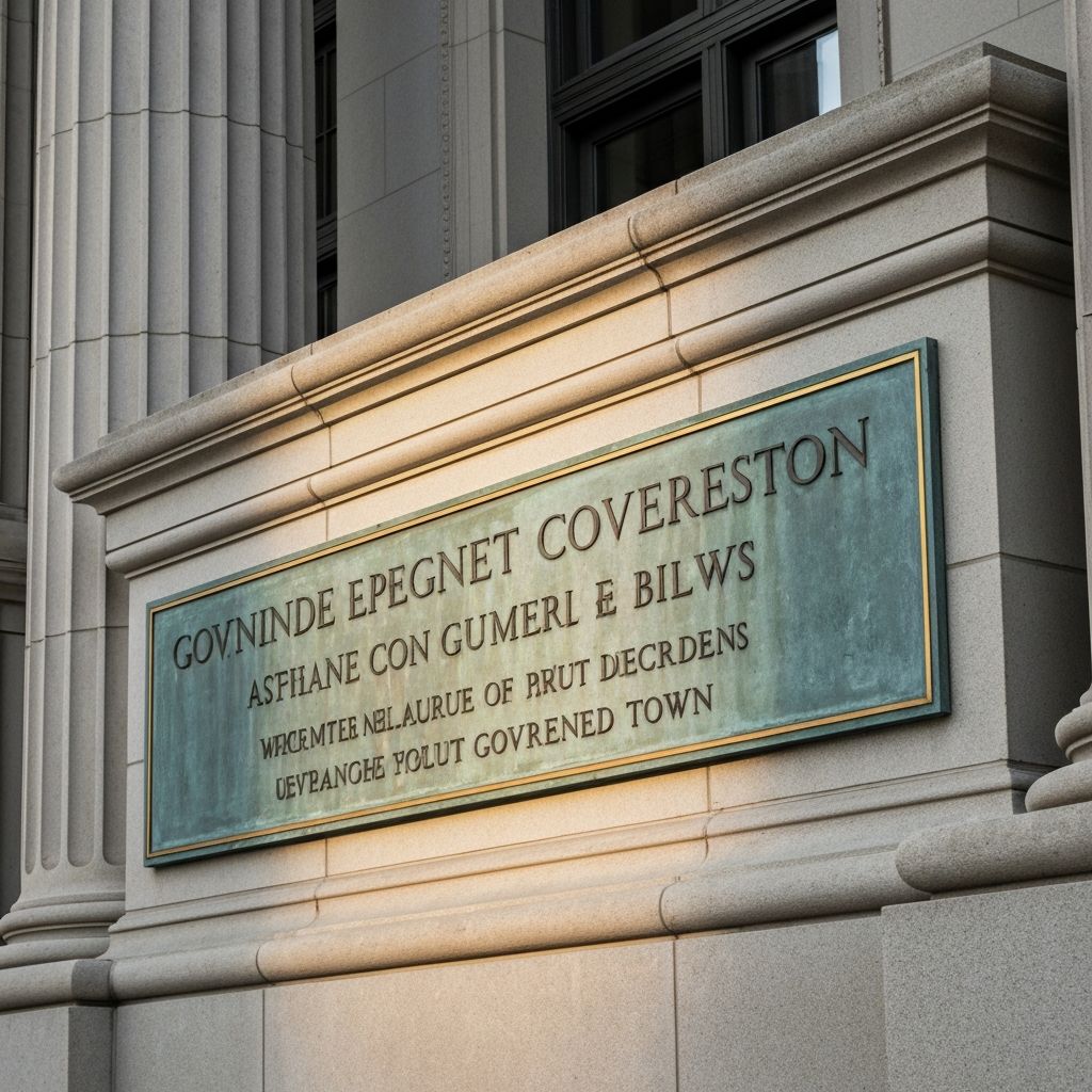 State & Municipal Facility Signage